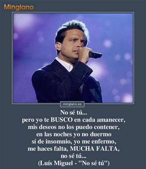 Pin De Lita En Frases De Canciones Canciones De Luis Miguel Frases