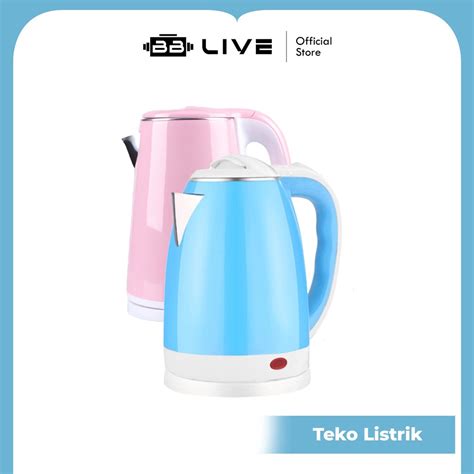 Jual Bb Live Teko Listrik Pemanas Air Stainless Steel Serbaguna Teko