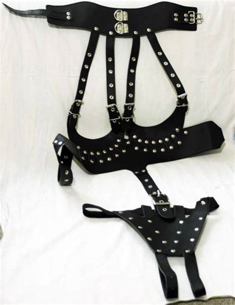 Sexy Womens Cupless Leotard G String Faux Leather Tight Restraint