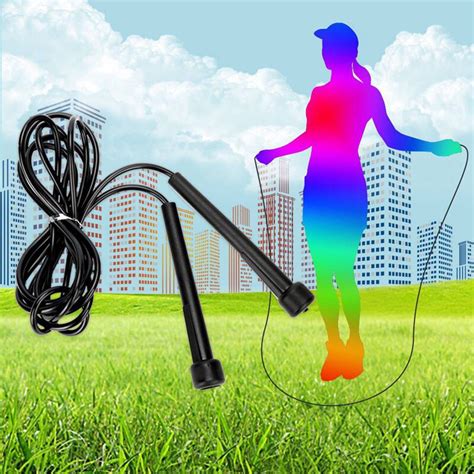 Speed Skipping Jump Rope Adjustable Fitness Wire Crossfit