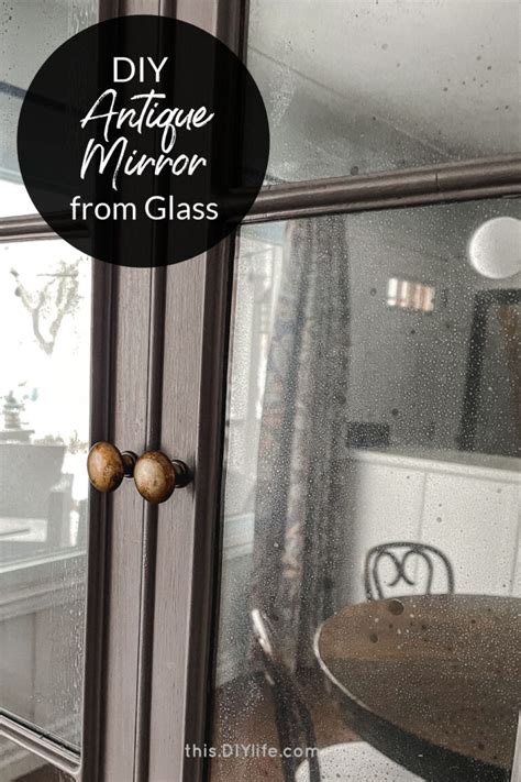 Beautiful And Easy Faux Mercury Glass Diy Mirror Tutorial This Diy Life