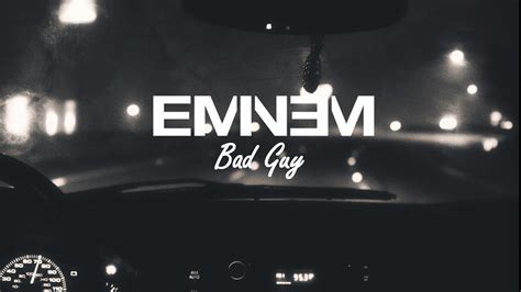 Eminem Bad Guy On Screen Lyrics Hd Mmlp2 Youtube