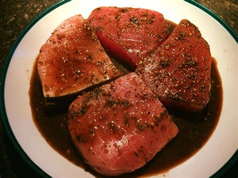 Marinated Tuna Steaks Recipe Tuna Steaks Marinated Tuna Steak Steak