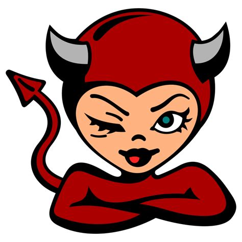 Red Devil Girl Openclipart