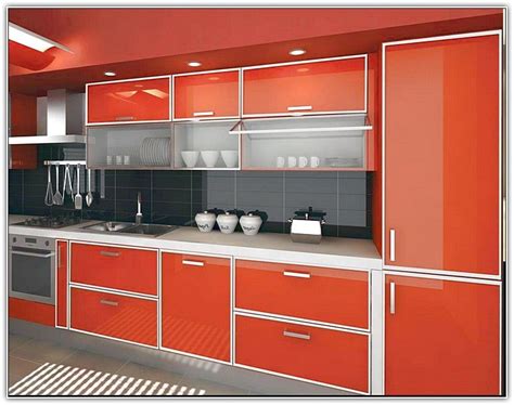 Rectangular modern aluminium kitchen cabinet ₹ 1,350/square feet get quote brown and cream rectangular aluminium modular kitchen cabinet ₹ 1,250/ square feet aluminum kitchen cabinets - maybe better than a laminate | Kitchen cabinets models, Aluminium ...