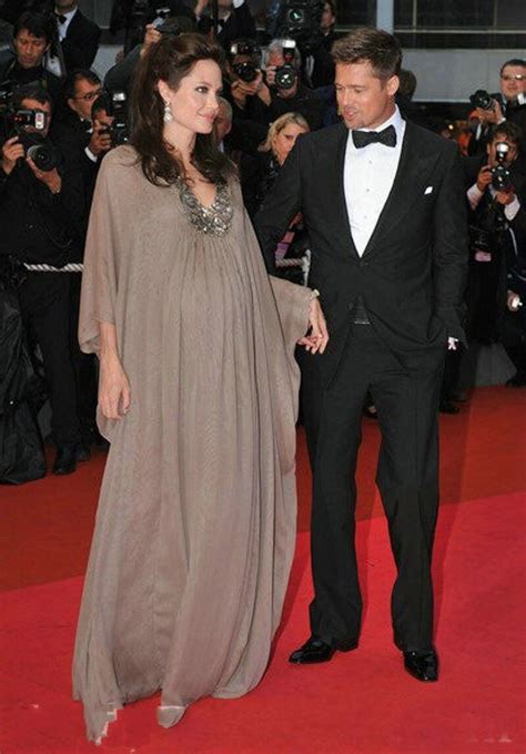 Angelina Jolie Saudi Arabia Maternity Evening Dresses For Pregnant