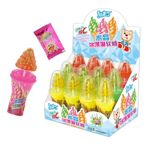 Ice Cream Shape Fruity Jelly Gummy Candy View Jelly Gummy Candy Chipper Product Details From