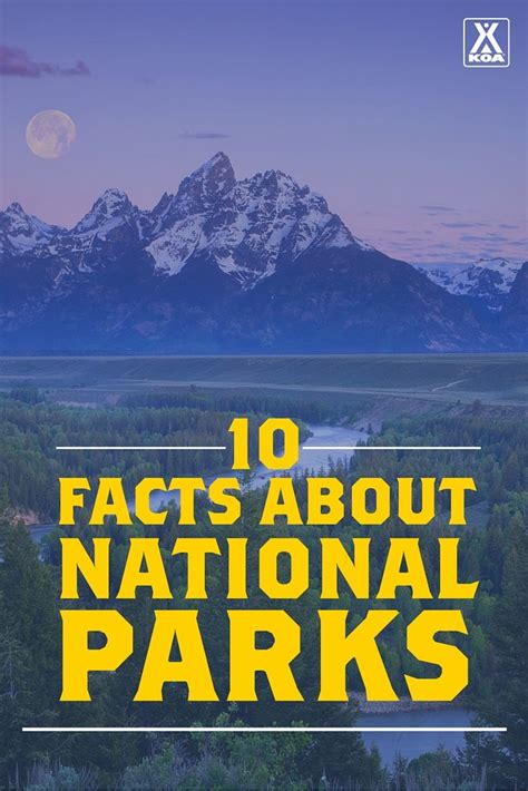 10 Facts About National Parks Koa Camping Blog