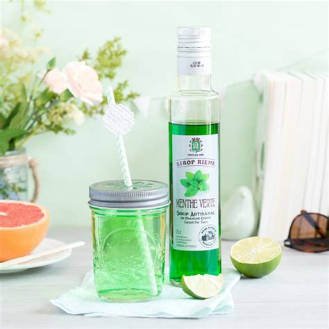 Green Mint Syrup 25 Cl La Boutique Aux Délices