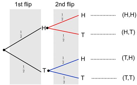 Finally We Can Make A Complete Tree Diagram Of The Two Coin Flips As