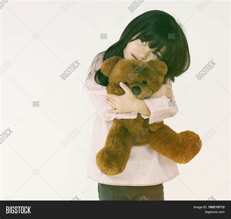 Girl Hug Teddy Bear Image And Photo Free Trial Bigstock
