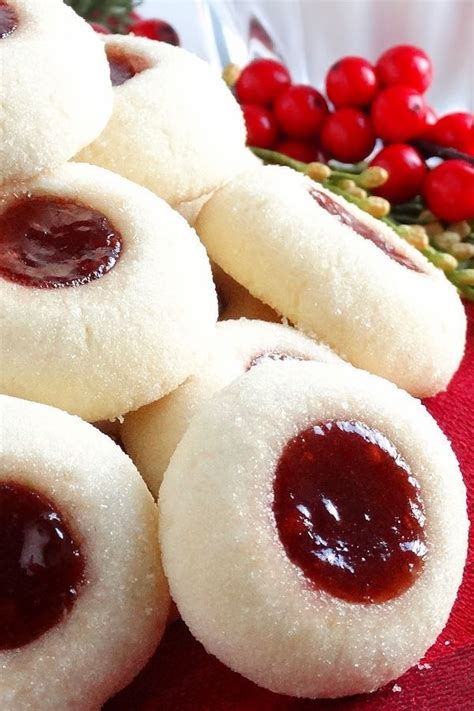 Grandmas Perfect Jam Thumbprint Cookies Melt In Your Mouth Classic