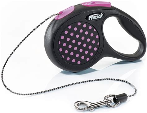 Povodac za psa ili mačku Flexi Design XS Cord 3m Pink onLine Prodaja