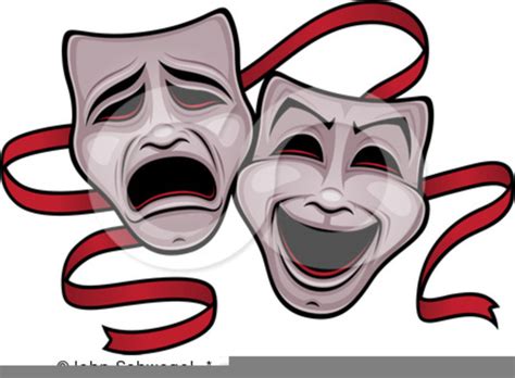 Comedy Tragedy Masks Clip Art
