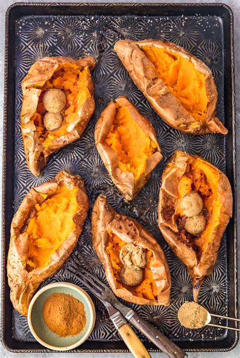If you don't have an oven or much time to bake potatoes, use a microwave instead. How to Make The PERFECT Baked Sweet Potato - VIDEO!