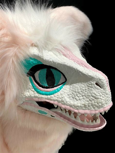 Raptor Dino Mask Etsy