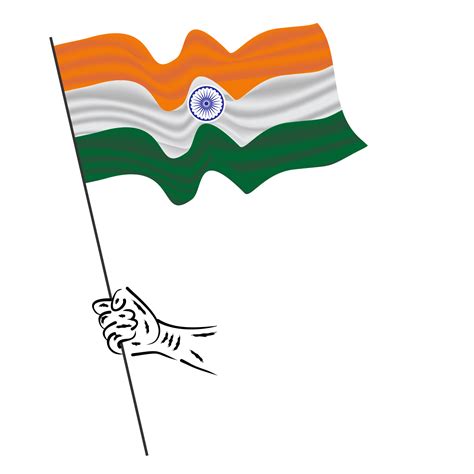 Tiranga Flag In Hand Png File
