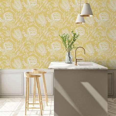 mirabella wallpaper chartreuse by harlequin 111200