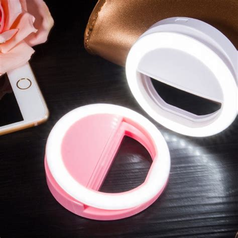 Universal Portable Led Ring Selfie Flash Fill Light For Mobile Phone