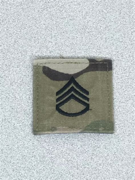 Us Army E 6 Staff Sergeant Ssg Ocp Rank Patch 399 Picclick