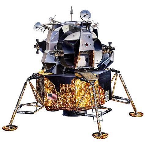 Buy Modelkits Nasa Model Kit 1 100 Apollo 11 Lunar Module Eagle 7 Cm