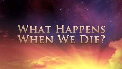 It doesn't happen to everybody, but it happens in the last hours of life and indicates dying is really front and centre. Deepak Chopra on Life After Death: What Happens When We ...