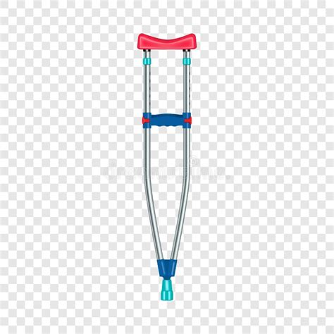 Kid Crutch Icon Realistic Style Stock Vector Illustration Of Cast