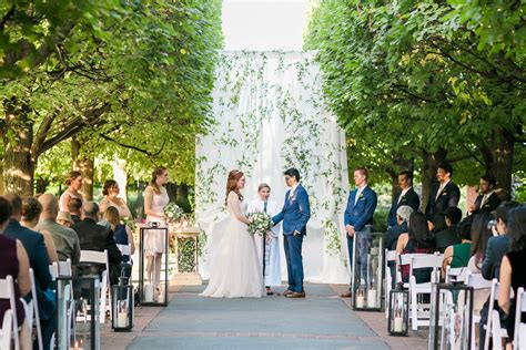 Glamorous Outdoor Ceremony And Reception At Chicago Botanic Garden
