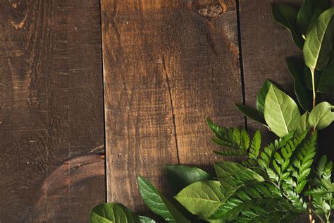 Picture Of Greens On Wood Background — Free Stock Photo