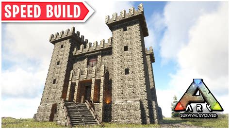 Ark Castle Keep Speed Build Youtube