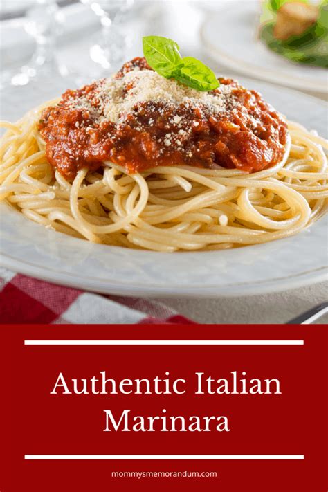 Authentic And Easy Italian Marinara Recipe • Mommys Memorandum