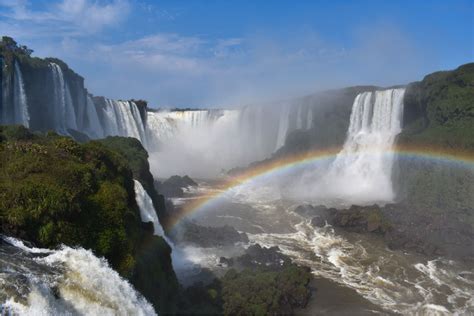 Iguazu Falls Visiting From Argentina Brazil