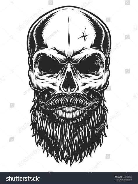 Tableau décoratif représentant une tête de mort pirate dans une version punk. Épinglé sur Tatuajes