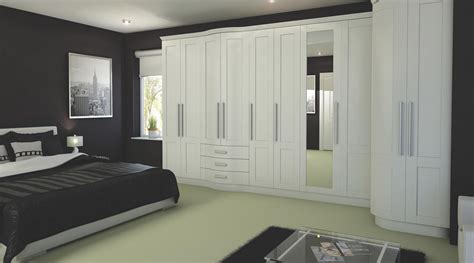 Contemporary White Modular Bedroom Furniture System - Contemporary