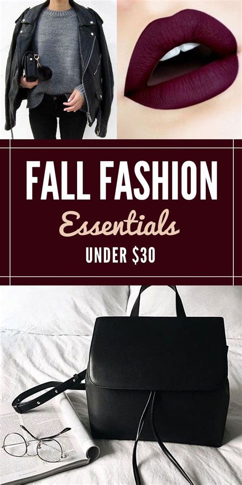 20 Fall Fashion Essentials Under 30 Society19 Fall Essentials