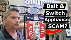 Lowes Appliance Scam Bait & Switch? Tool Deals, Dewalt, Dremel Craftsman