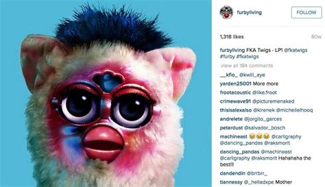 Furbyliving Instagram Superimposes Furby Onto Well Known Album Covers