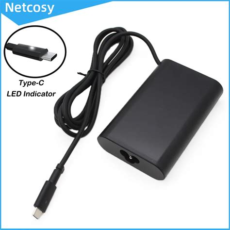 65w Usb Type C Laptop Charger Ac Power Supply Adapter For Dell Latitude