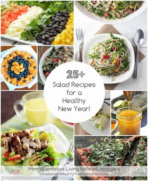 25 Salad Recipes For A Healthy New Year Back To The Book Nutrition