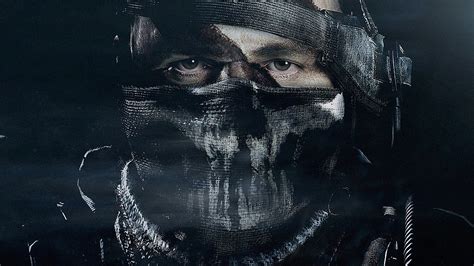 Man Wearing Black Skull Face Mask Hd Wallpaper Wallpaper