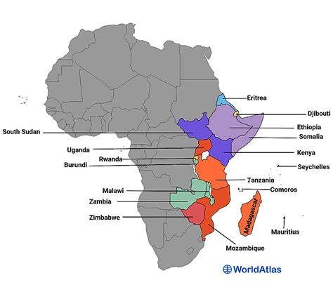 How Many Countries Are There In Africa Worldatlas