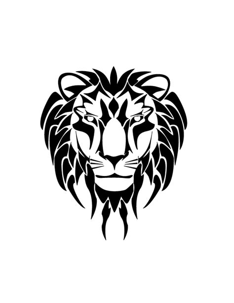 Drawing Tiger Lion Face Clip Art Library