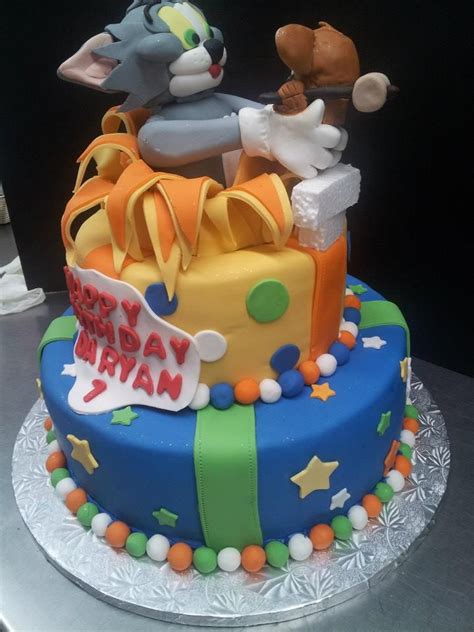 Write name on tom and jerry kids birthday cake online.kids happy birthday cake with namepix online free.write name tom and jerry cake. Tom and Jerry Birthday cake by Roly's Bakery | Cupcake ...