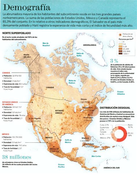 Mapa Demografico De America Imagui