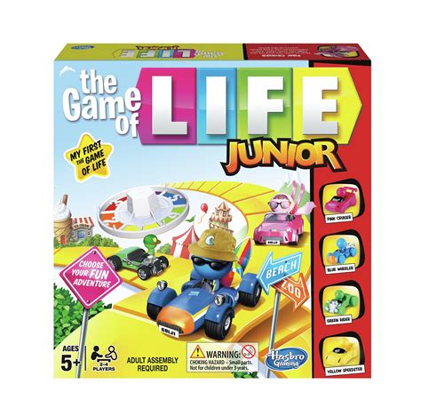 Game Of Life Junior Board Game From Hasbro Gaming Reviews