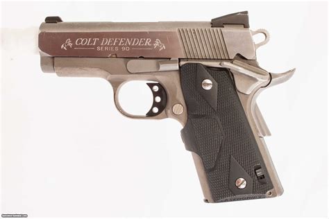COLT DEFENDER LIGHTWEIGHT 1911 45 ACP USED GUN INV 214475