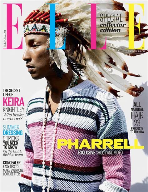 pharrell williams controversial cover for elle uk