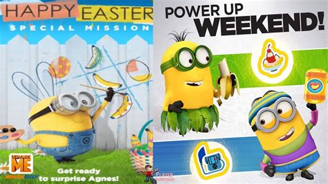 Despicable Me Minion Rush Happy Easter Global Bannana Day Event