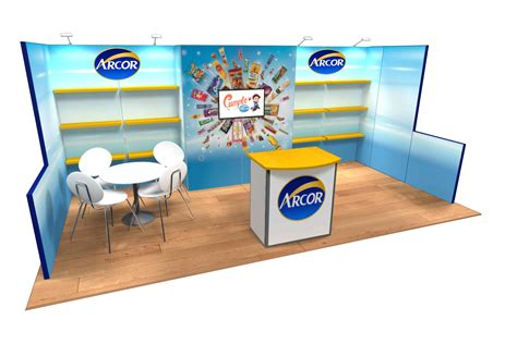 Arcor 10×20 Trade Show Booth Booth Design Ideas