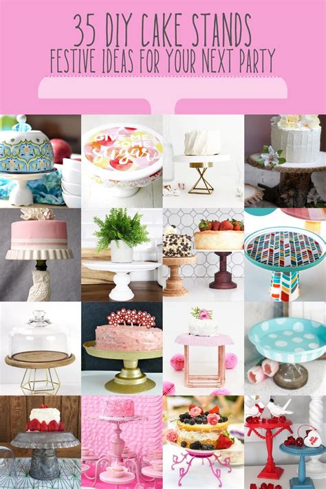 Diy Cake Stand Festive Ideas For Your Next Party Diy Candy